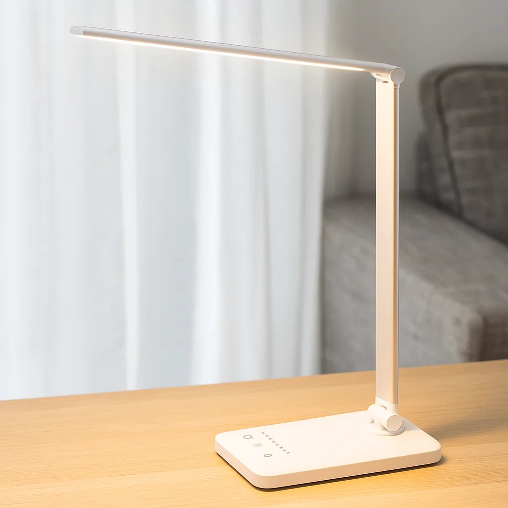 Adjustable LED Desk Lamp | USB Charging & Dimmable 2