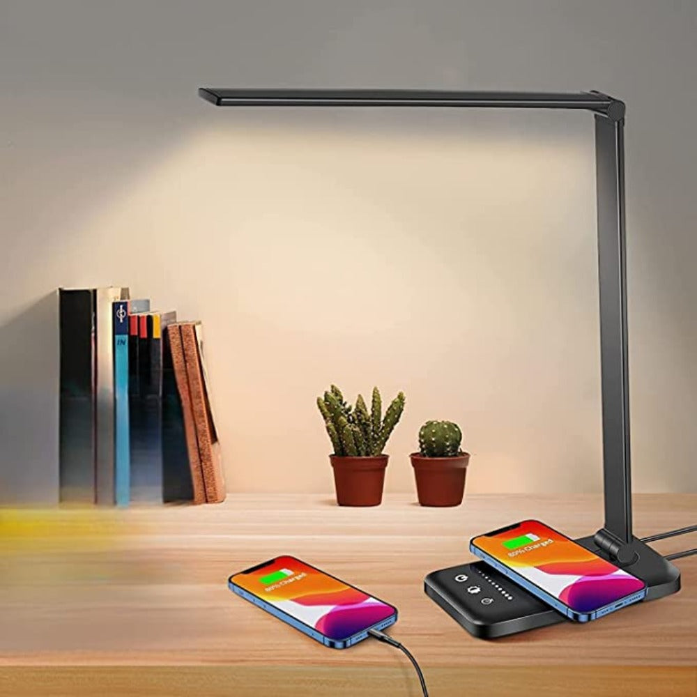 Adjustable LED Desk Lamp | USB Charging & Dimmable 7