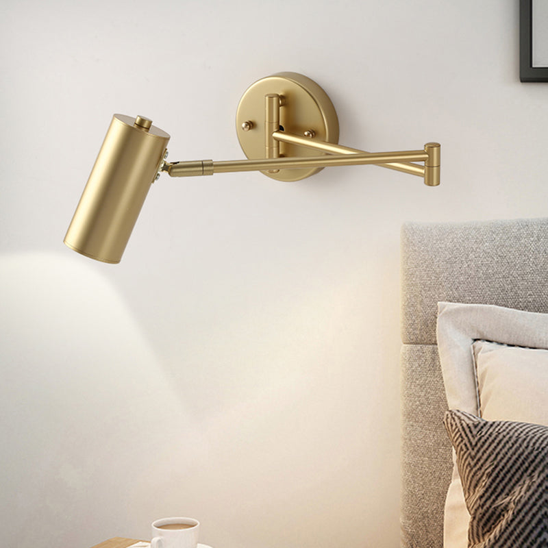 Adjustable Swing Arm Wall Light | Modern Metal Shade 3