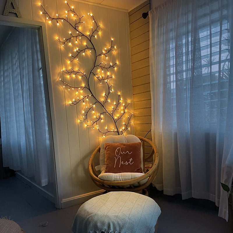 Ambient LED Wall Light | Glowing Tree Branch Decor 0