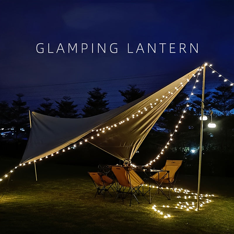 Battery Powered Outdoor String Lights | Warm White Glow 3