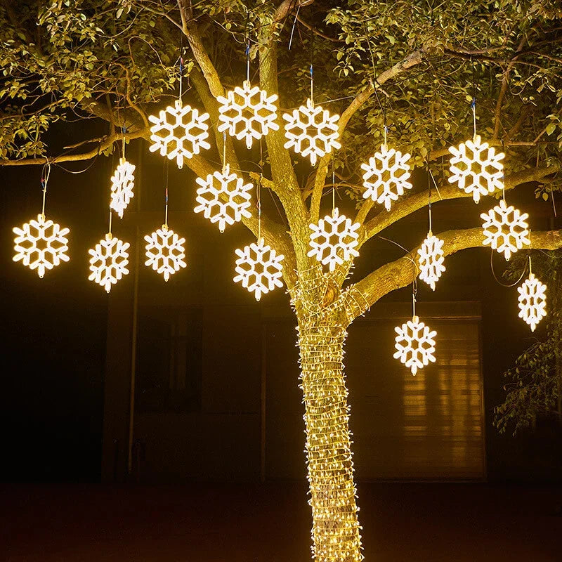 Bright LED Outdoor Snowflake Lights | Waterproof & Energy-Efficient 0