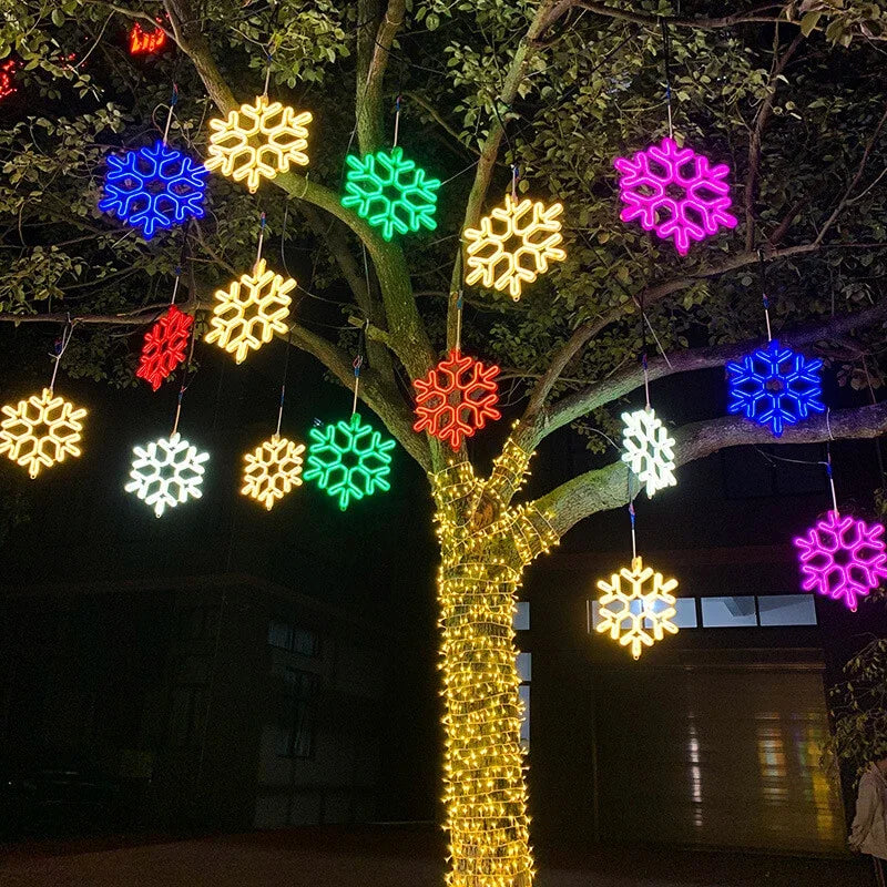 Bright LED Outdoor Snowflake Lights | Waterproof & Energy-Efficient 2