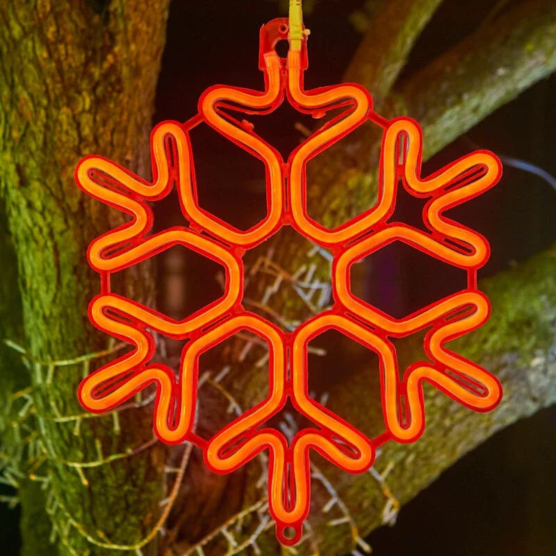 Bright LED Outdoor Snowflake Lights | Waterproof & Energy-Efficient 8