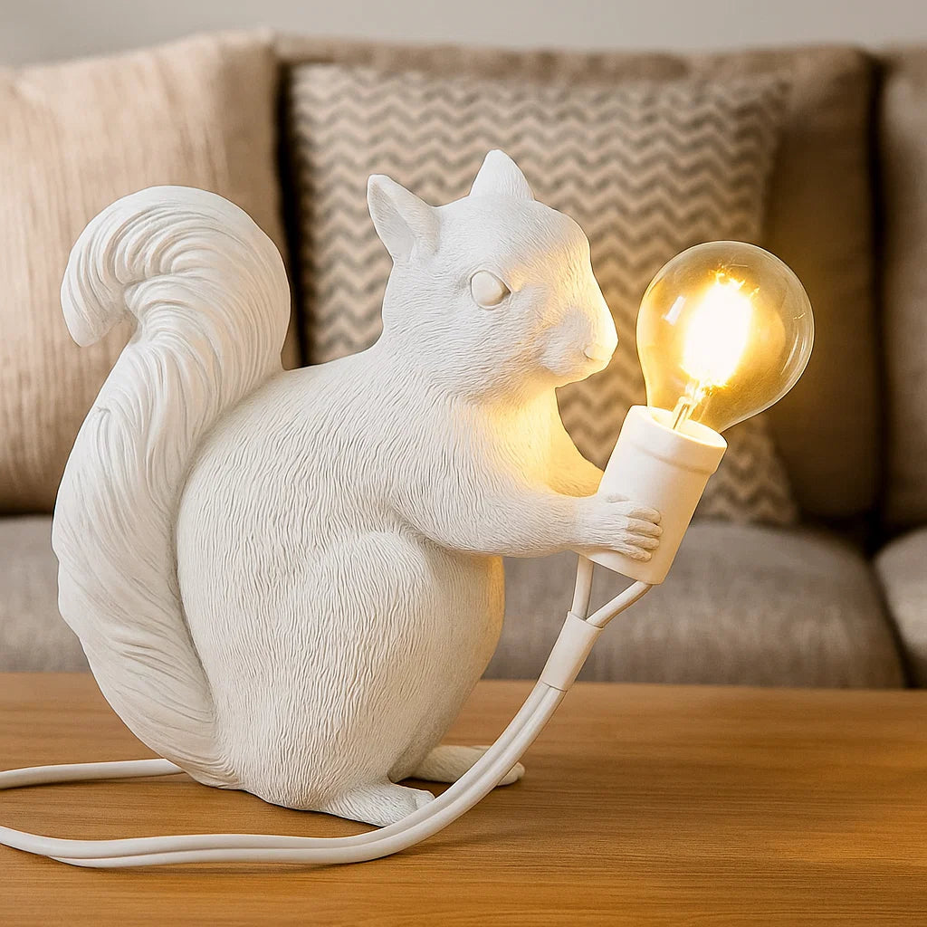 Charming Animal Table Lamp | Nordic Style Squirrel Design 1