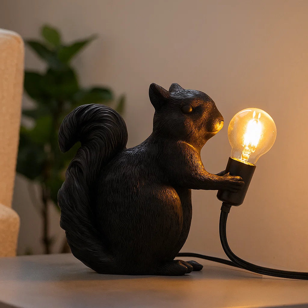 Charming Animal Table Lamp | Nordic Style Squirrel Design 2