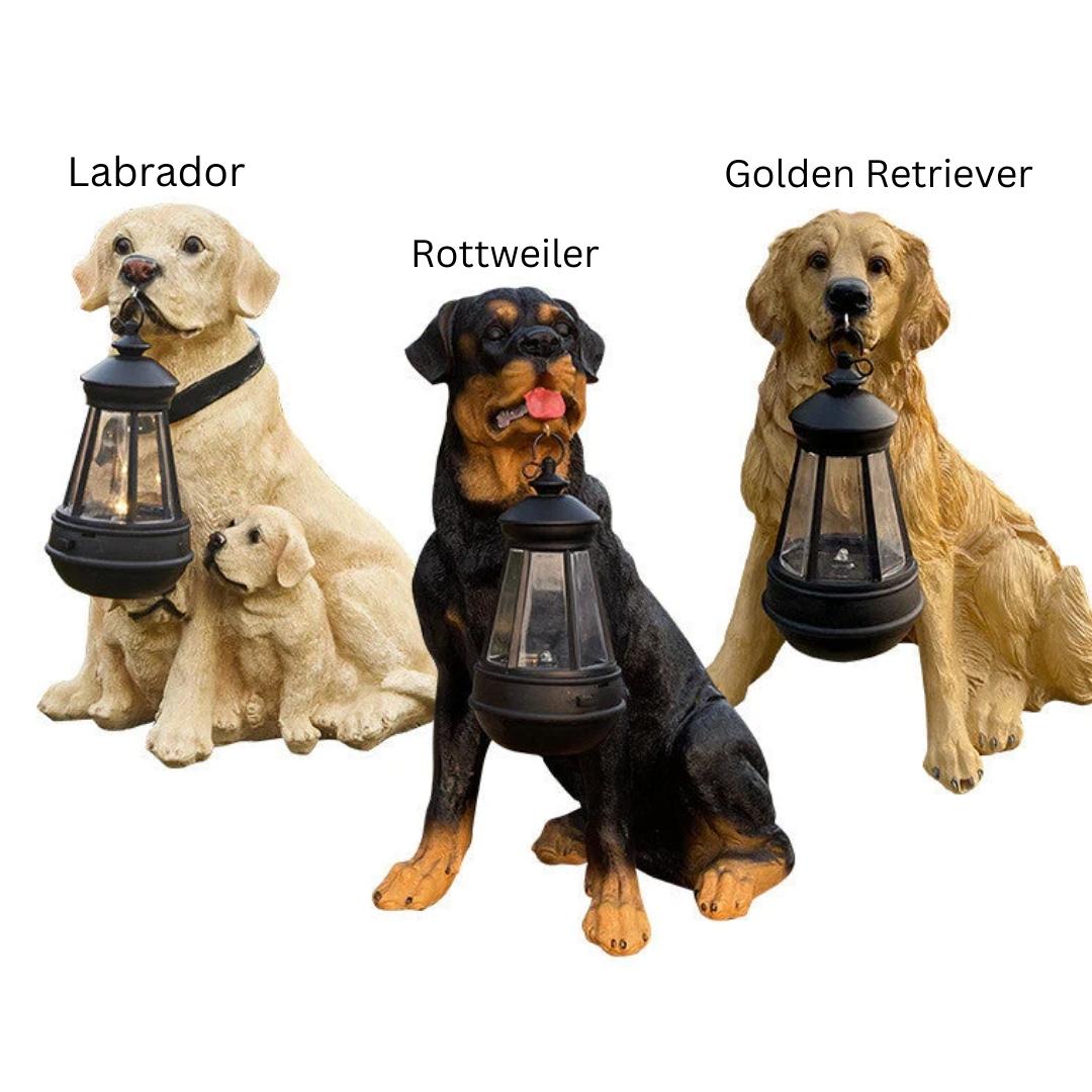 Charming Solar Dog Statue Light | Eco-Friendly & Durable 3