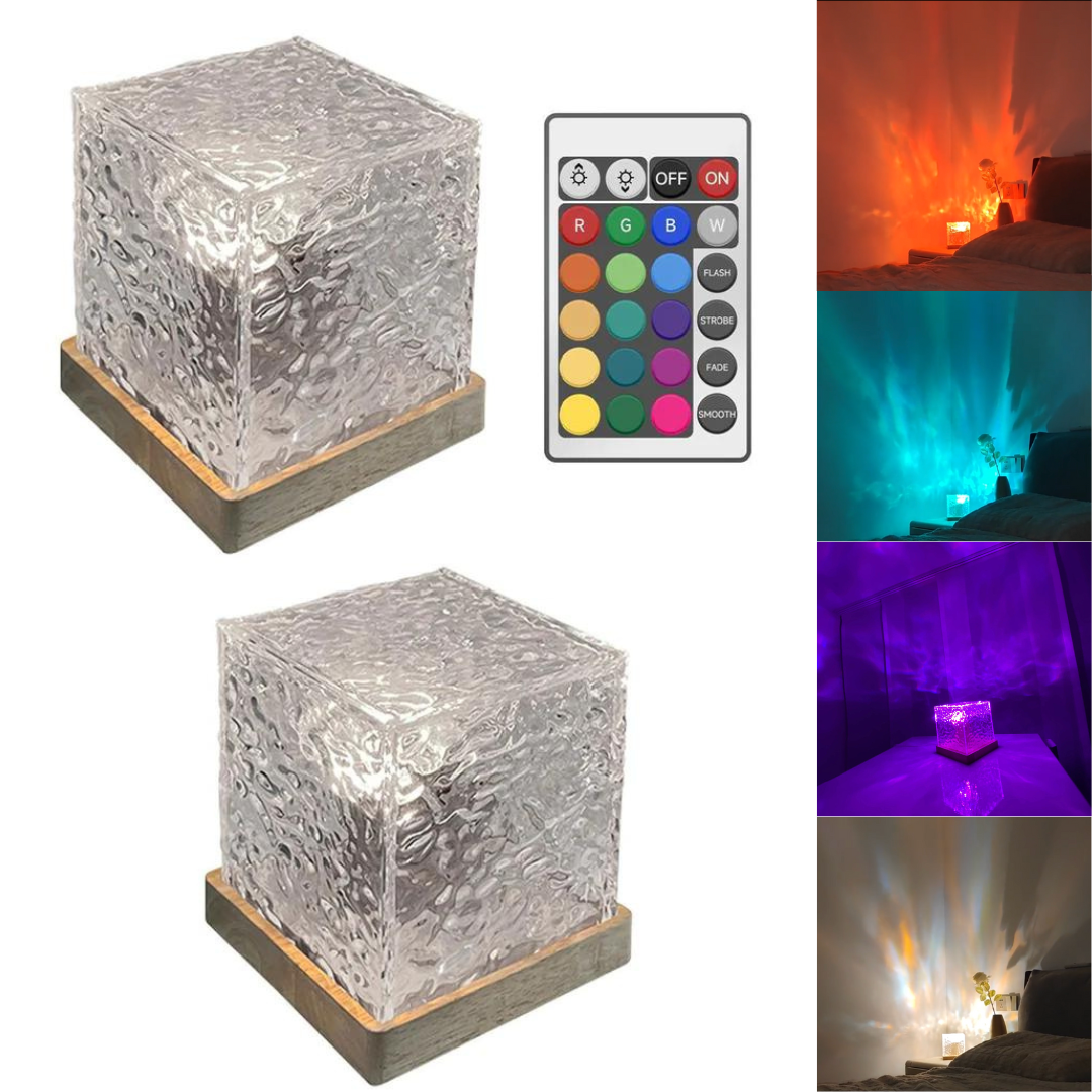 Color Changing Table Lamp | Crystal Base & Remote Control 5