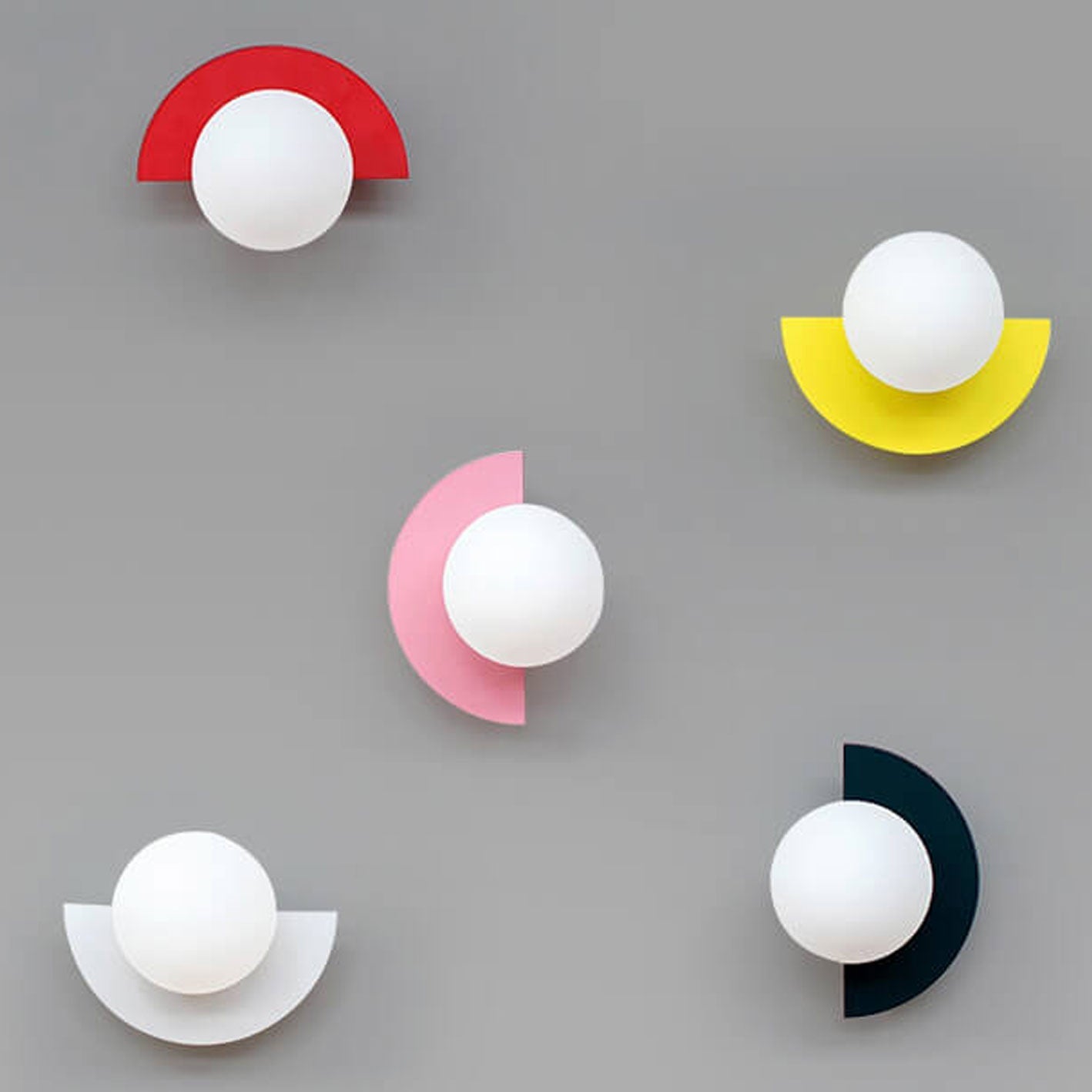 Colorful Glass Globe Wall Light | Modern Design 12