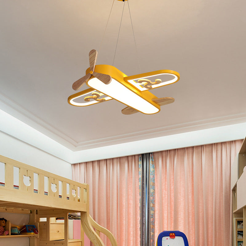 Colorful Kids Ceiling Light | Airplane Design Pendant 1