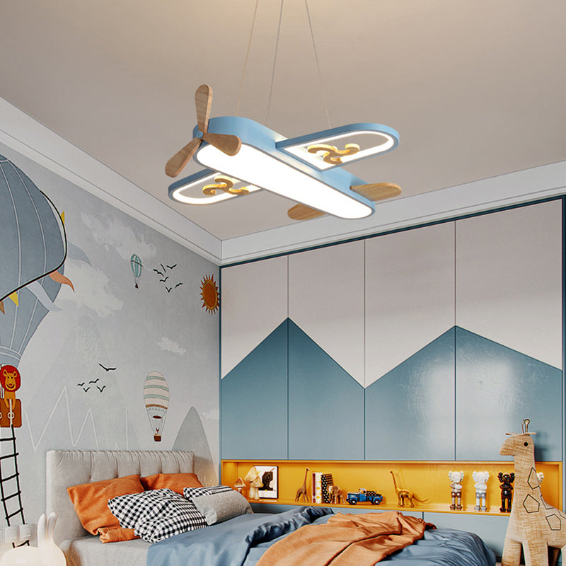 Colorful Kids Ceiling Light | Airplane Design Pendant 6