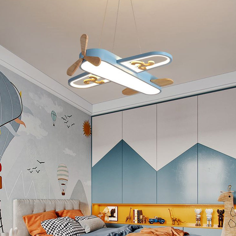 Colorful Kids Ceiling Light | Airplane Design Pendant 7