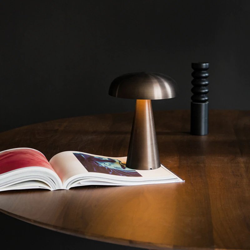 Dimmable LED Bedside Table Lamp | Modern Design & Rechargeable 6