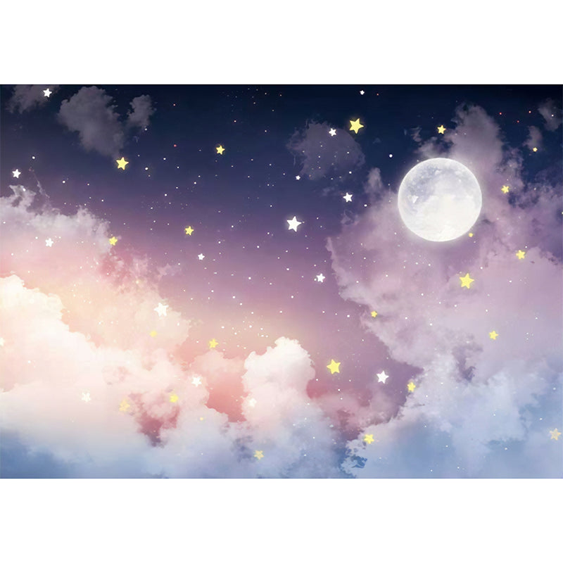 Dreamy Moon and Star Wall Mural | Modern Design 3