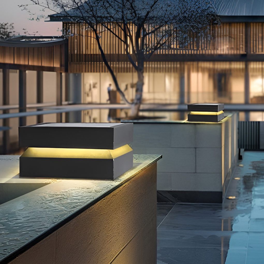 Durable Waterproof Solar Post Light | Modern LED Design 3