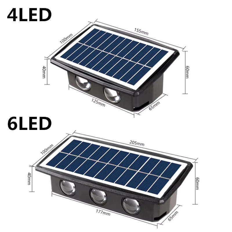 Eco-Friendly Solar Wall Light | LED Outdoor Illumination 8