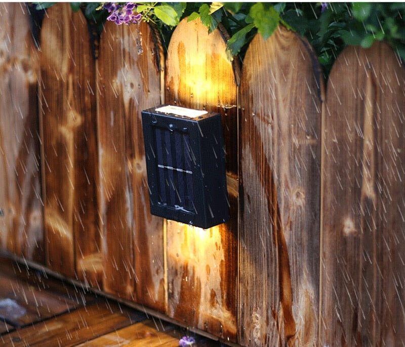 Eco-Friendly Solar Wall Lights | Weather-Resistant Outdoor Fixture 4