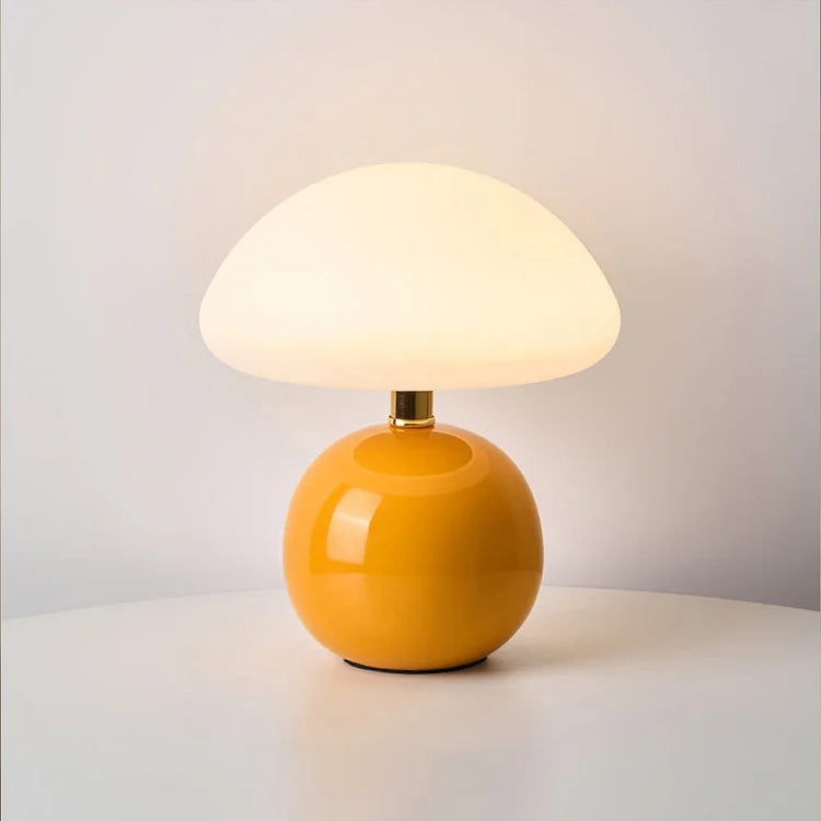Elegant Ceramic Bedside Lamp | Soft LED Glow 4