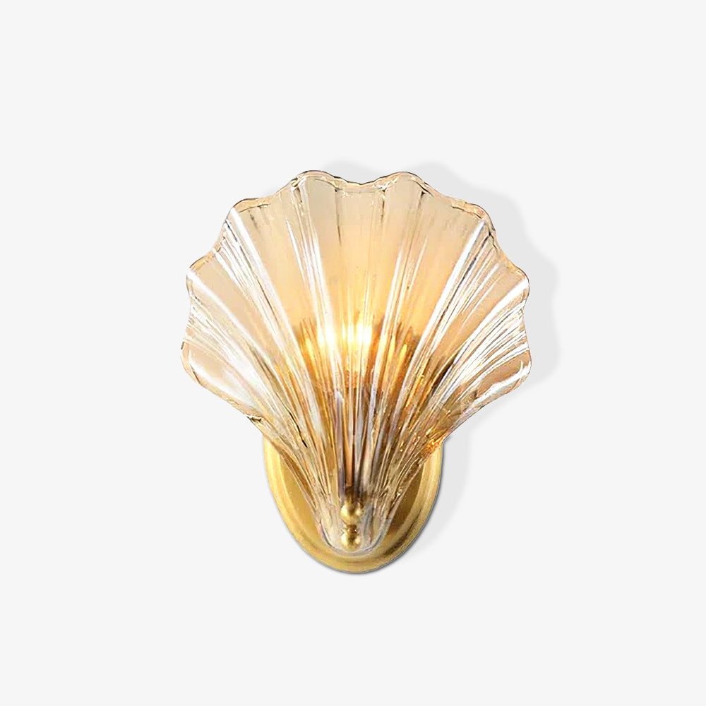 Elegant Coastal Wall Light | Nautical Shell Design & Durable Brass 1
