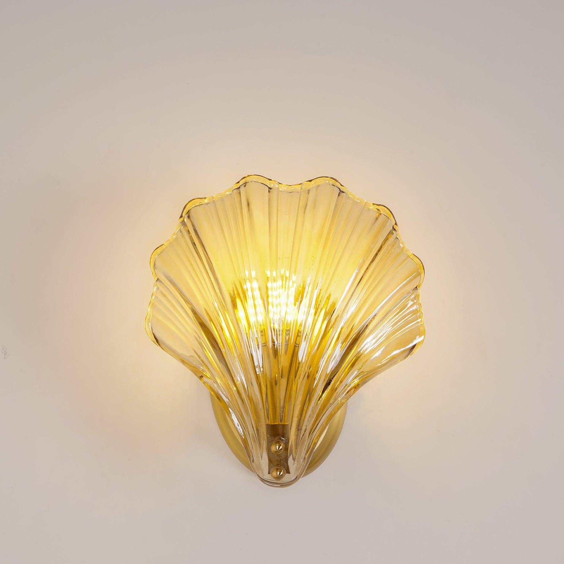 Elegant Coastal Wall Light | Nautical Shell Design & Durable Brass 3