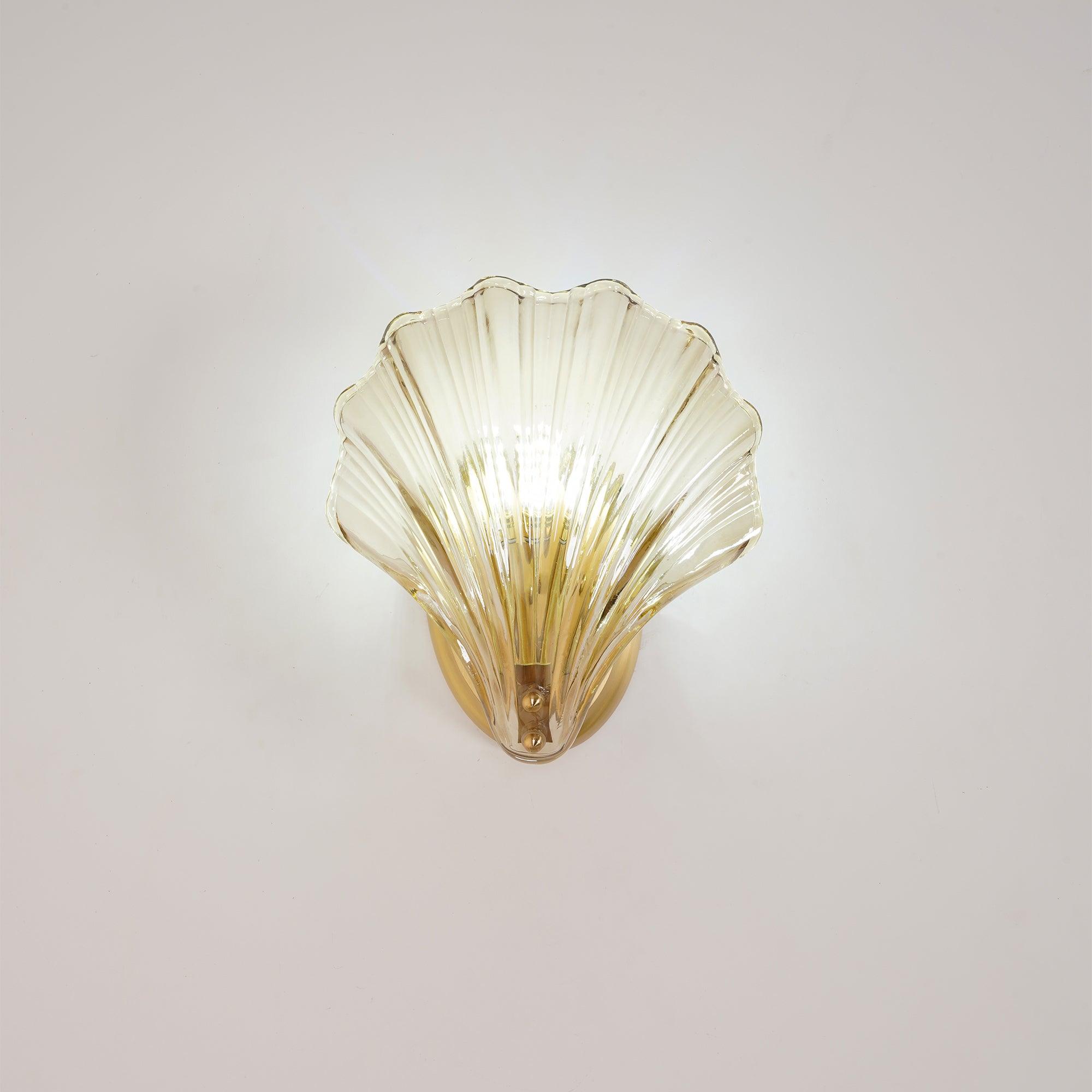 Elegant Coastal Wall Light | Nautical Shell Design & Durable Brass 4