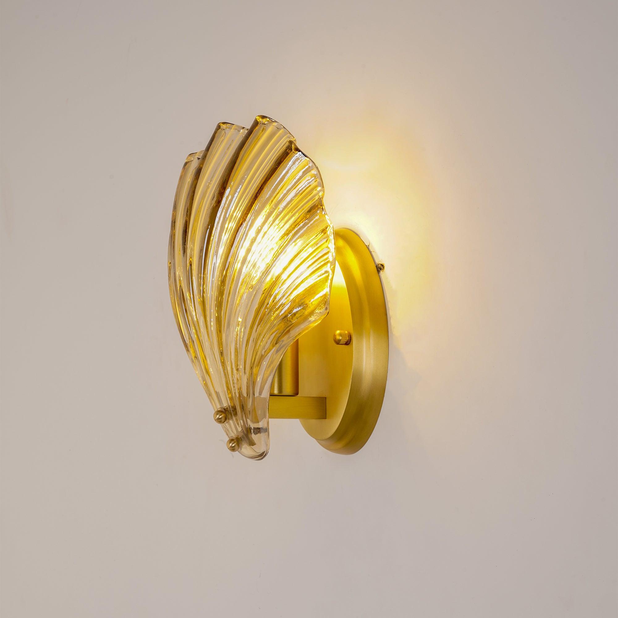 Elegant Coastal Wall Light | Nautical Shell Design & Durable Brass 5