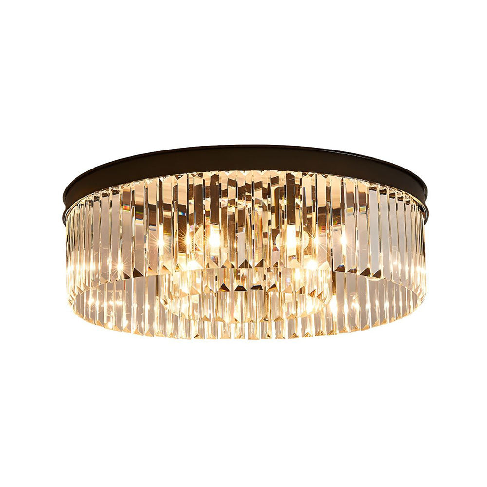 Elegant Crystal Ceiling Light | Flush Mount Fixture, Luxury Design 4
