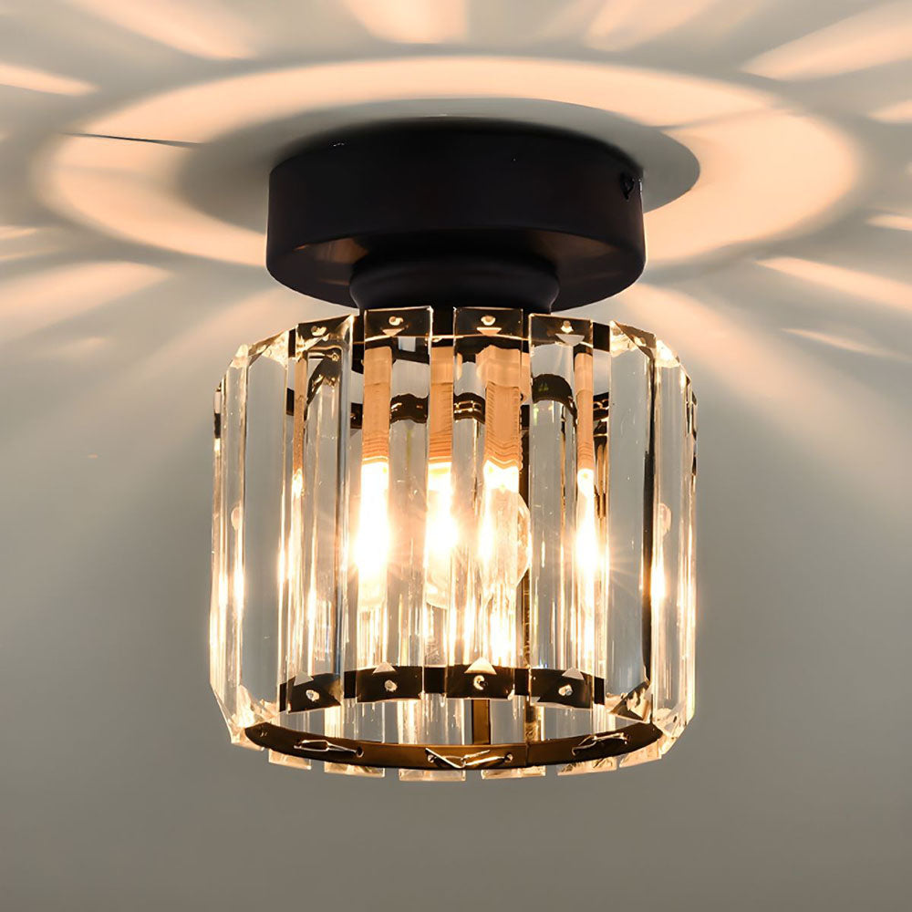 Elegant Crystal Ceiling Light | Modern Flush Mount Fixture 6