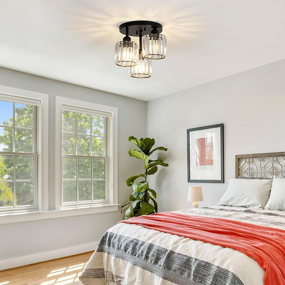 Elegant Crystal Ceiling Light | Modern Semi-Flush Mount 1