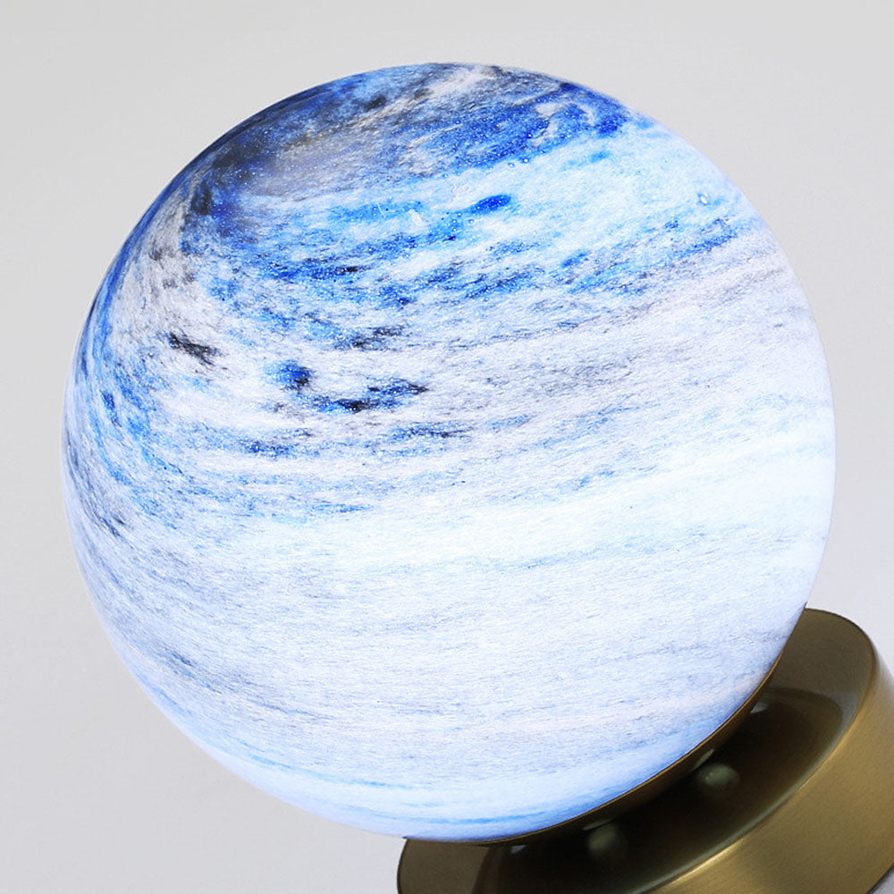Elegant Glass Globe Ceiling Light | Flush Mount Fixture & Soft Ambient Lighting 8
