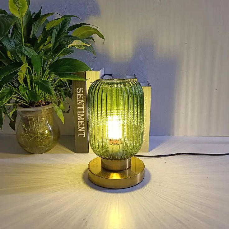 Elegant Glass Shade Table Lamp | Versatile & Durable 1
