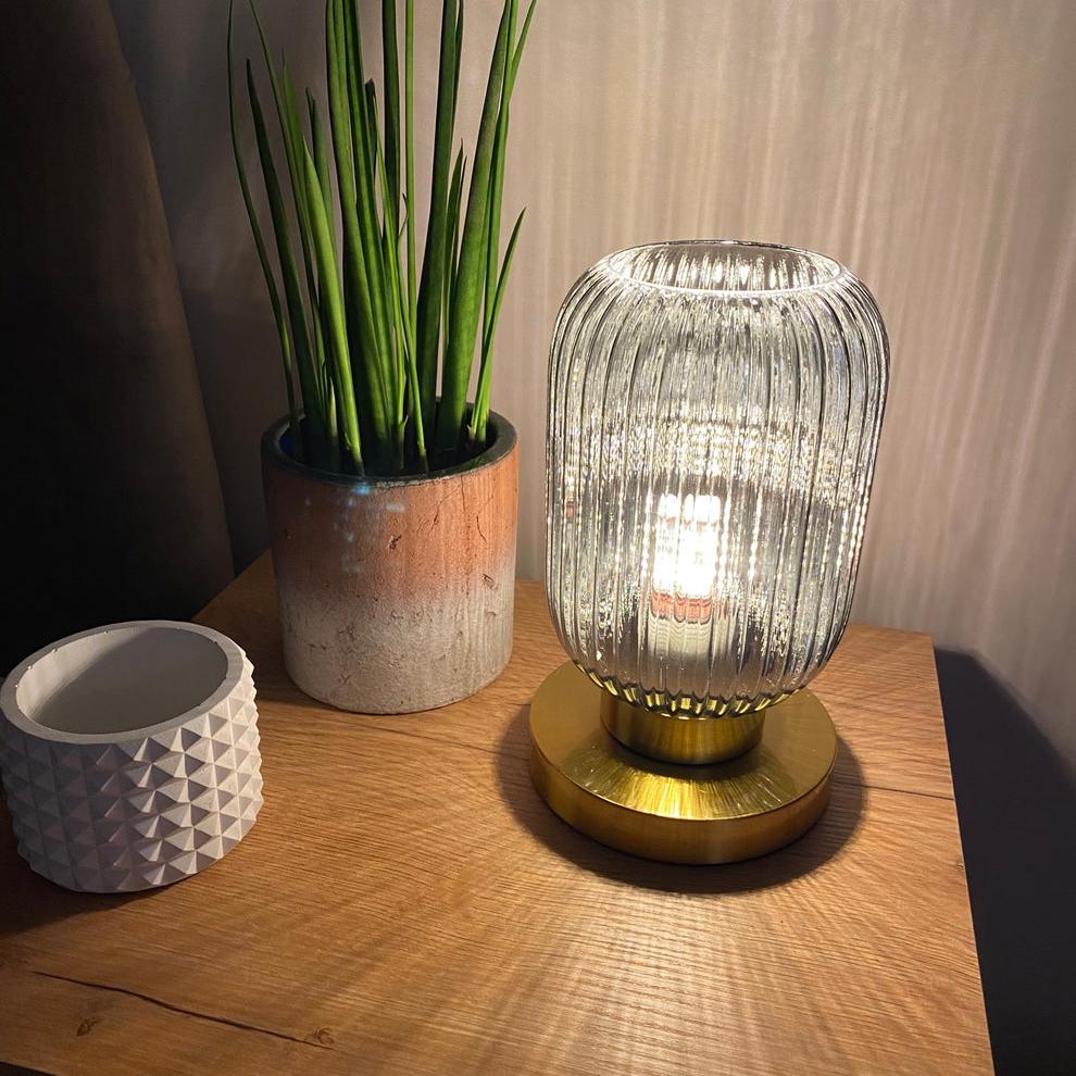Elegant Glass Shade Table Lamp | Versatile & Durable 2