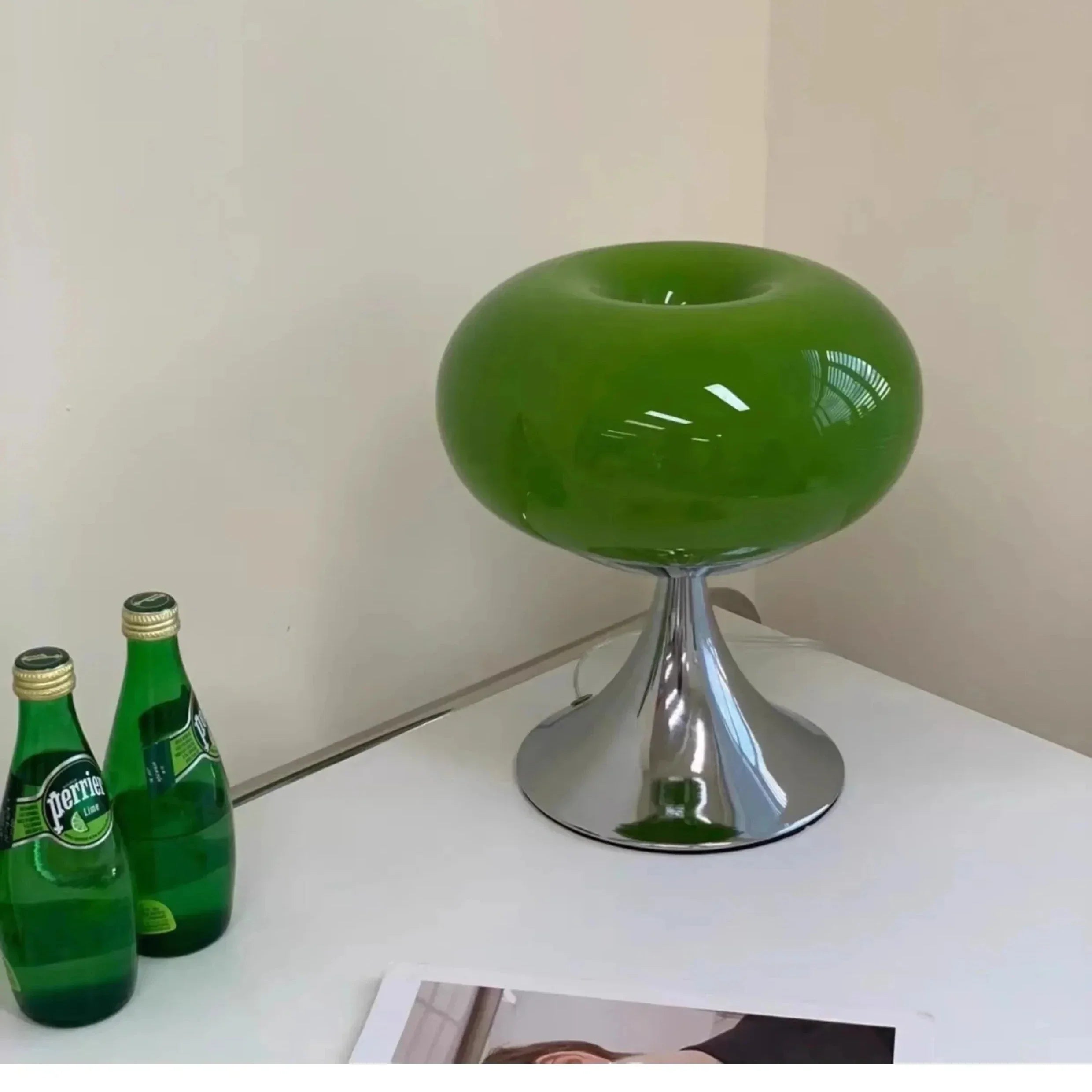 Elegant Glass Table Lamp | Warm Ambient Light 4