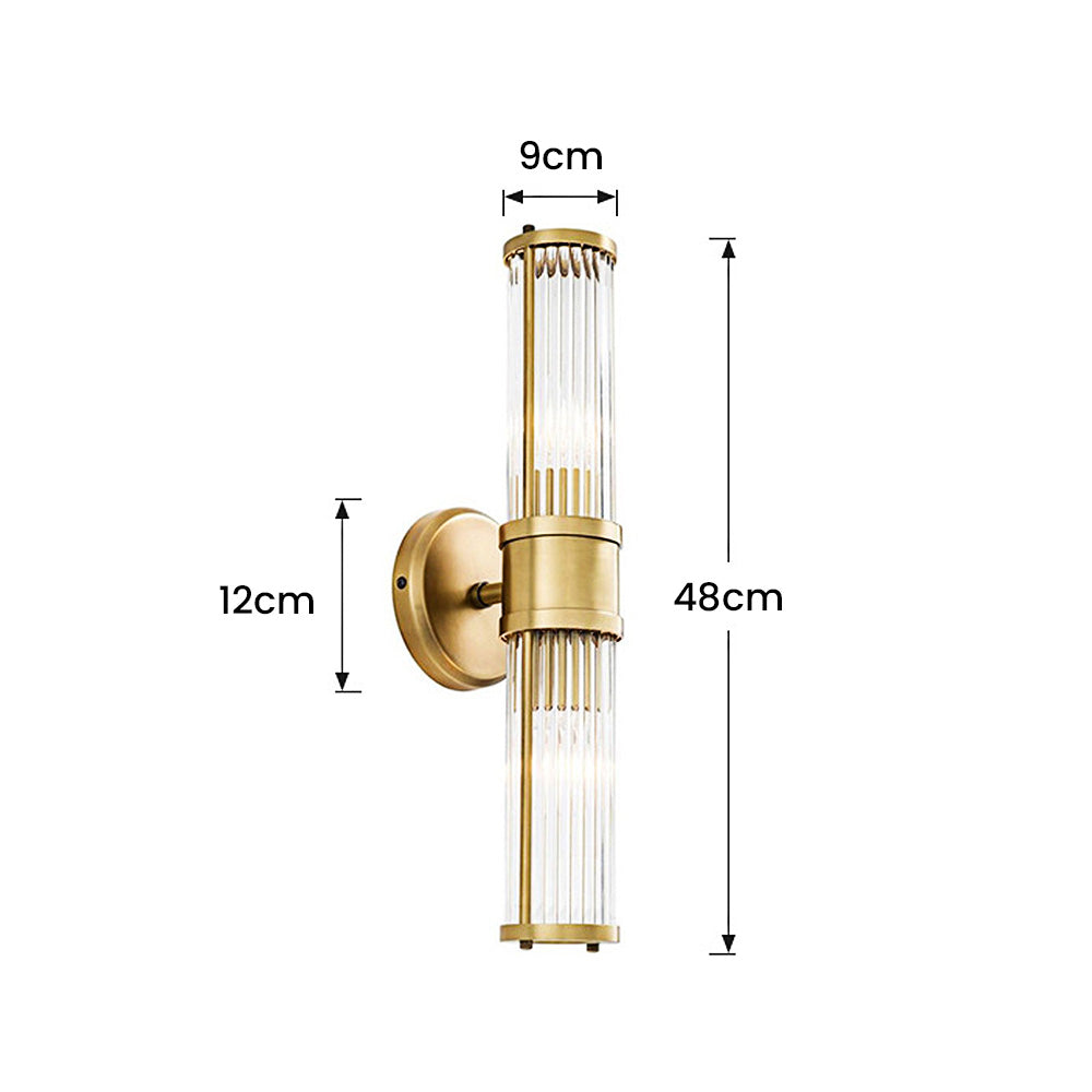Elegant Gold Wall Light | LED Indoor Fixture 7