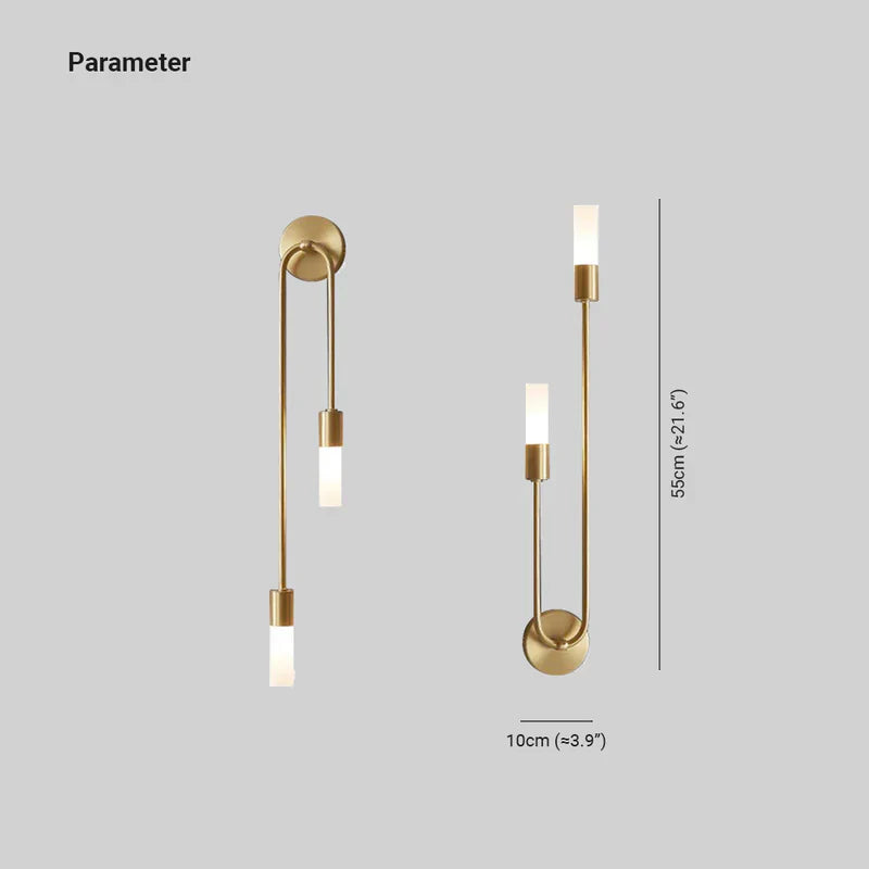 Elegant Gold Wall Light | Modern LED Bedside Lamp 5