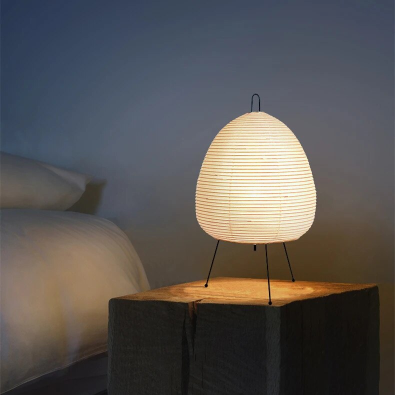Elegant Japanese Paper Table Lamp | LED Lighting 1