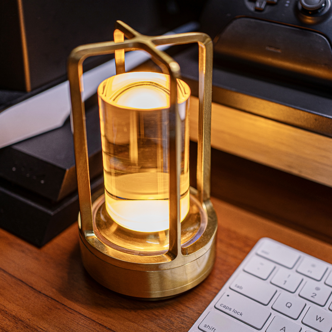 Elegant LED Table Lamp | Crystal Glow & Touch Control 4