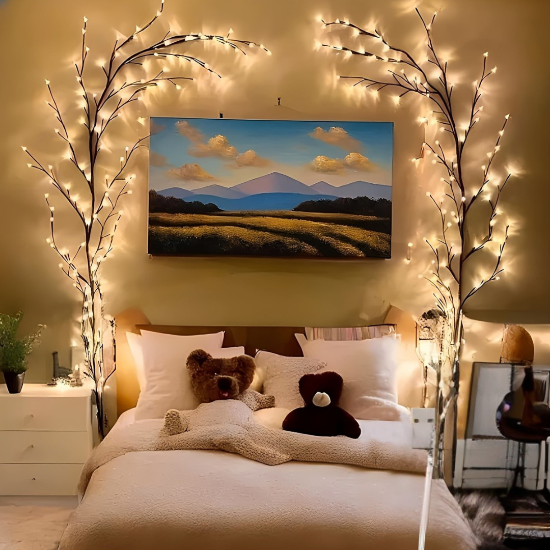 Elegant LED Wall Lights | Willow Branch Design 7