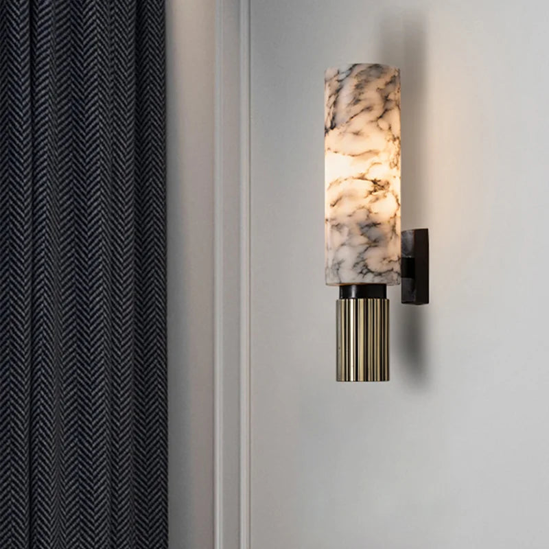 Elegant Marble Wall Light | Modern Wall Sconces & Soft Warm Lighting 3