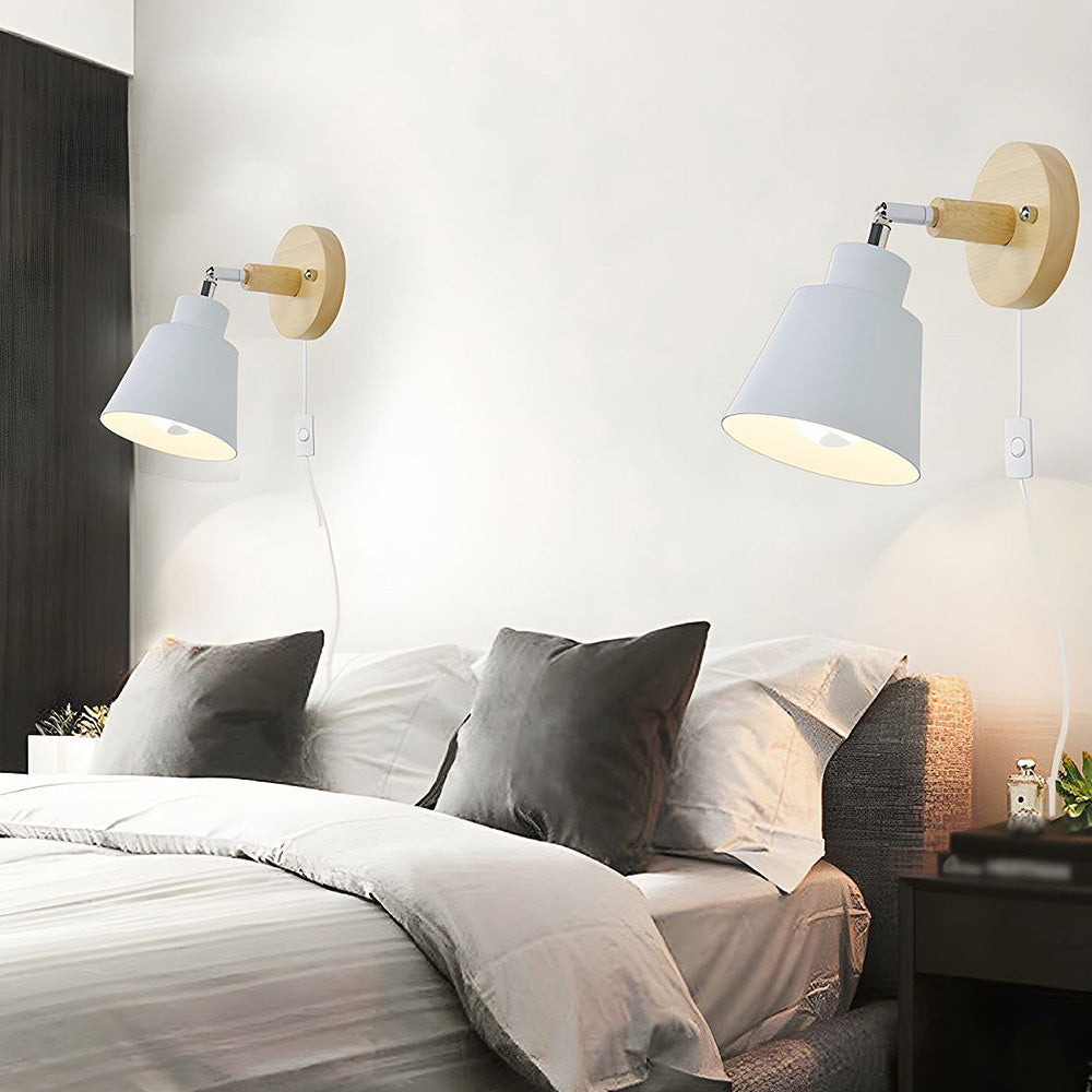 Elegant Minimalist Wall Light | Wooden Accent 3