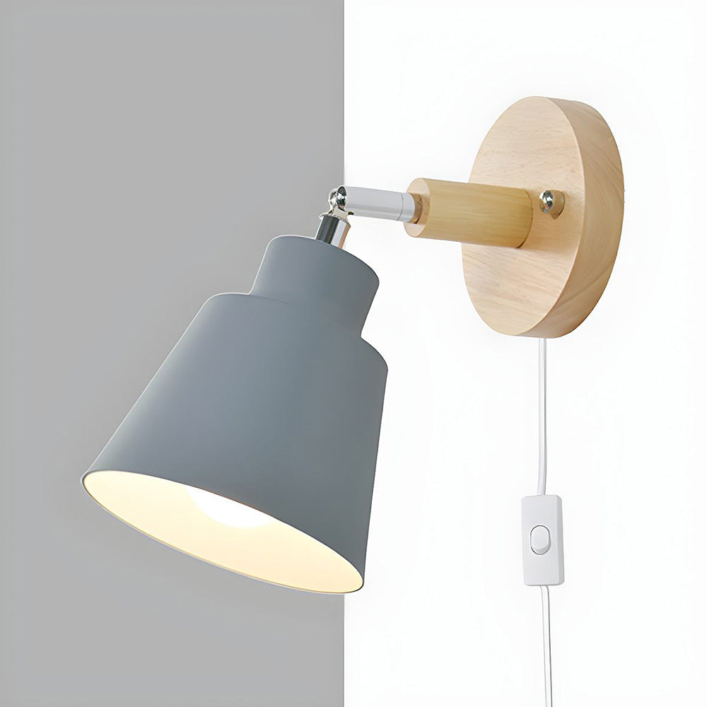 Elegant Minimalist Wall Light | Wooden Accent 7