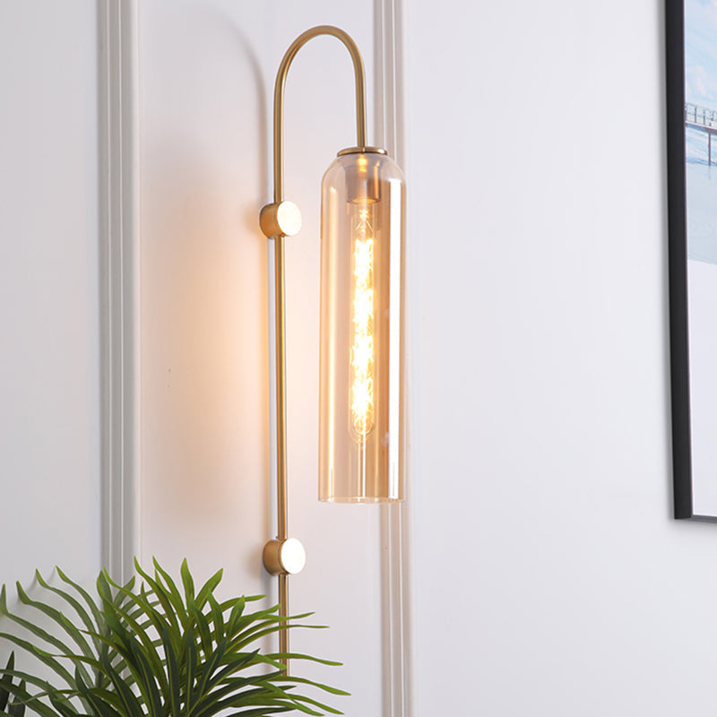 Elegant Modern Wall Light | Glass & Metal Sconce 7