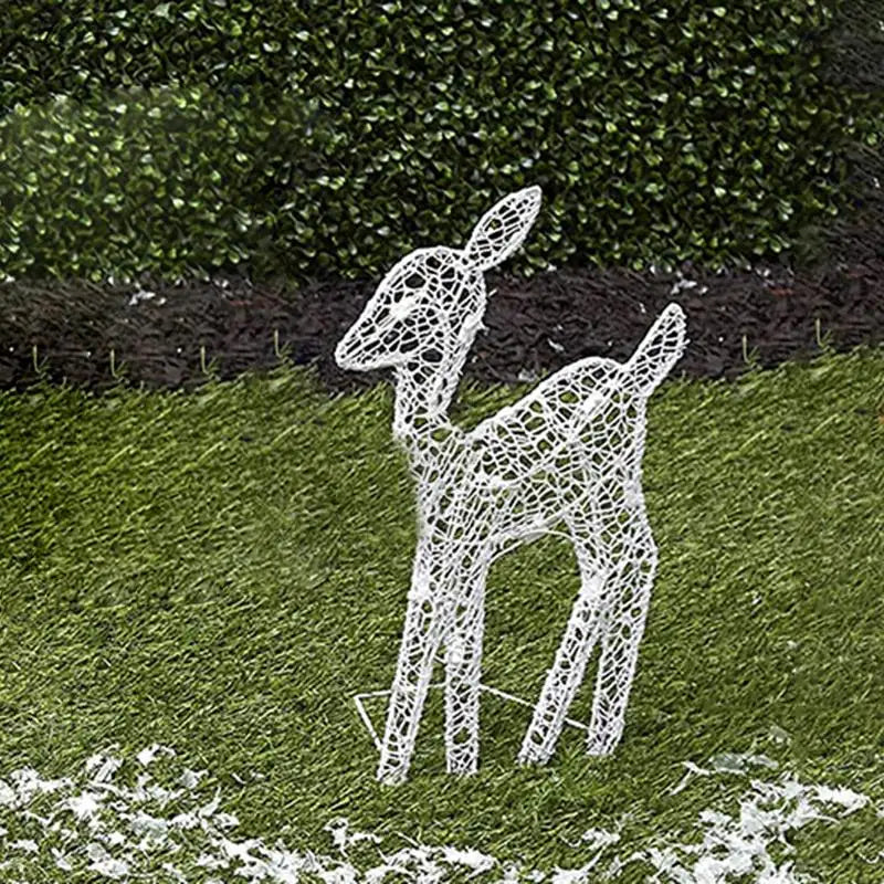 Elegant Outdoor Reindeer Decoration | Illuminated Christmas Ornament 0
