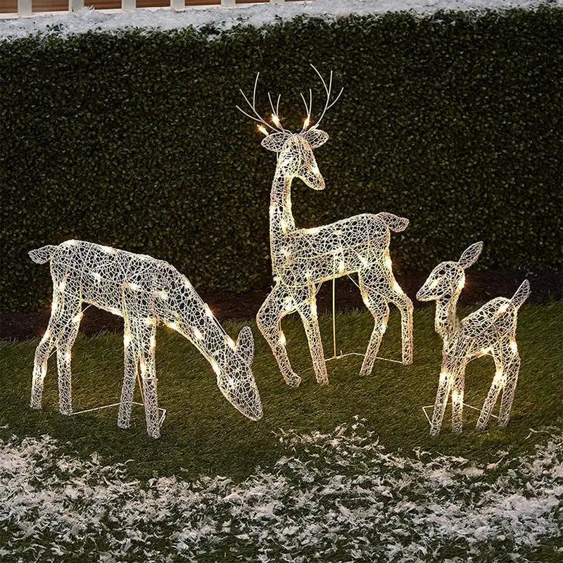 Elegant Outdoor Reindeer Decoration | Illuminated Christmas Ornament 1