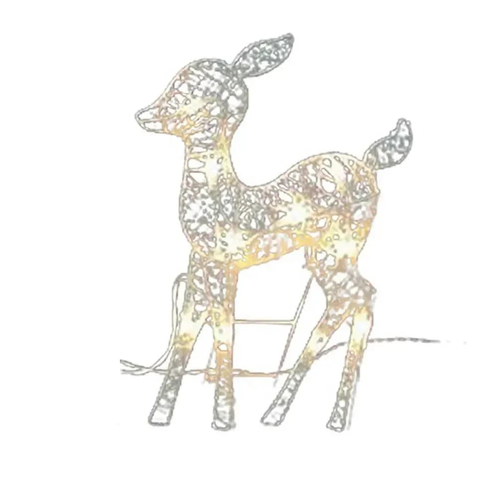 Elegant Outdoor Reindeer Decoration | Illuminated Christmas Ornament 6