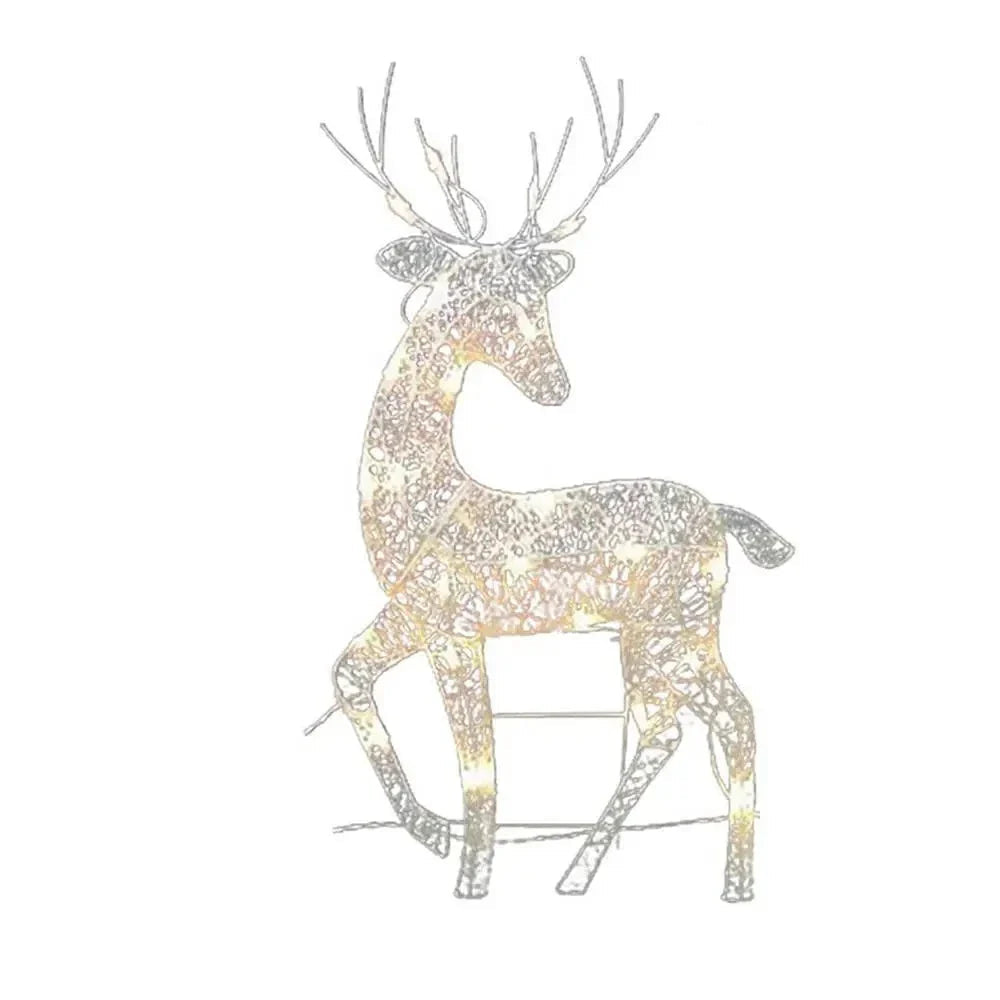 Elegant Outdoor Reindeer Decoration | Illuminated Christmas Ornament 7