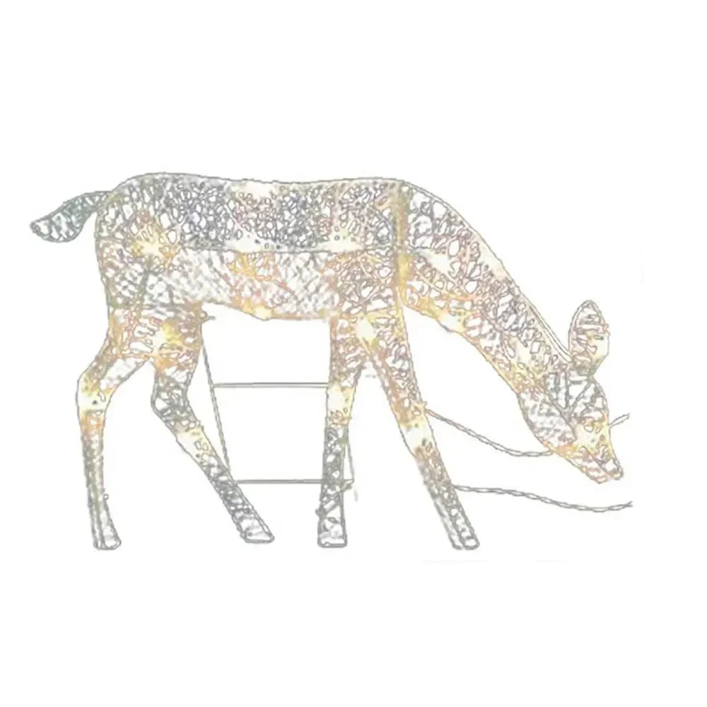 Elegant Outdoor Reindeer Decoration | Illuminated Christmas Ornament 8