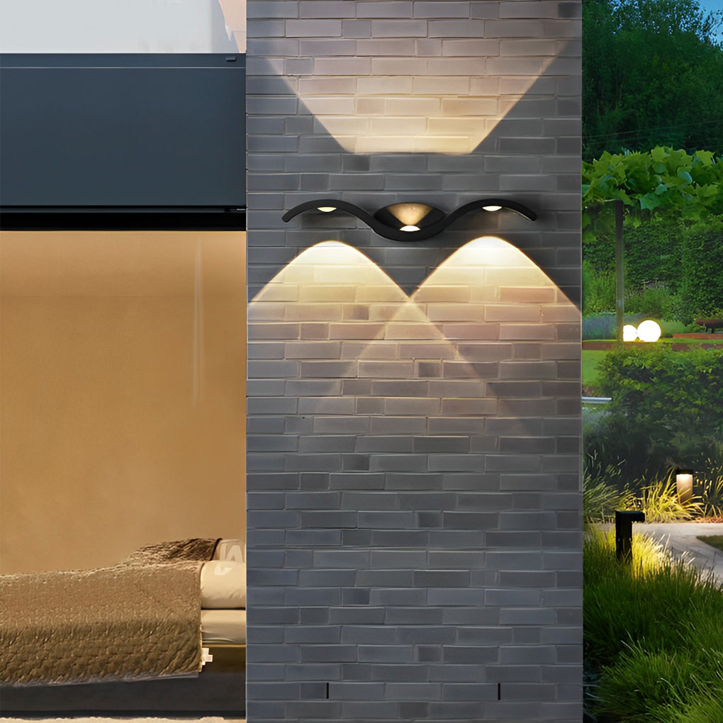 Elegant Outdoor Wall Light | Modern Up Down LED Design 0
