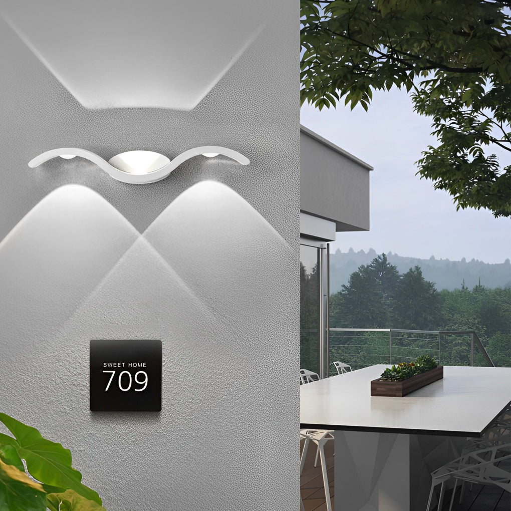 Elegant Outdoor Wall Light | Modern Up Down LED Design 3