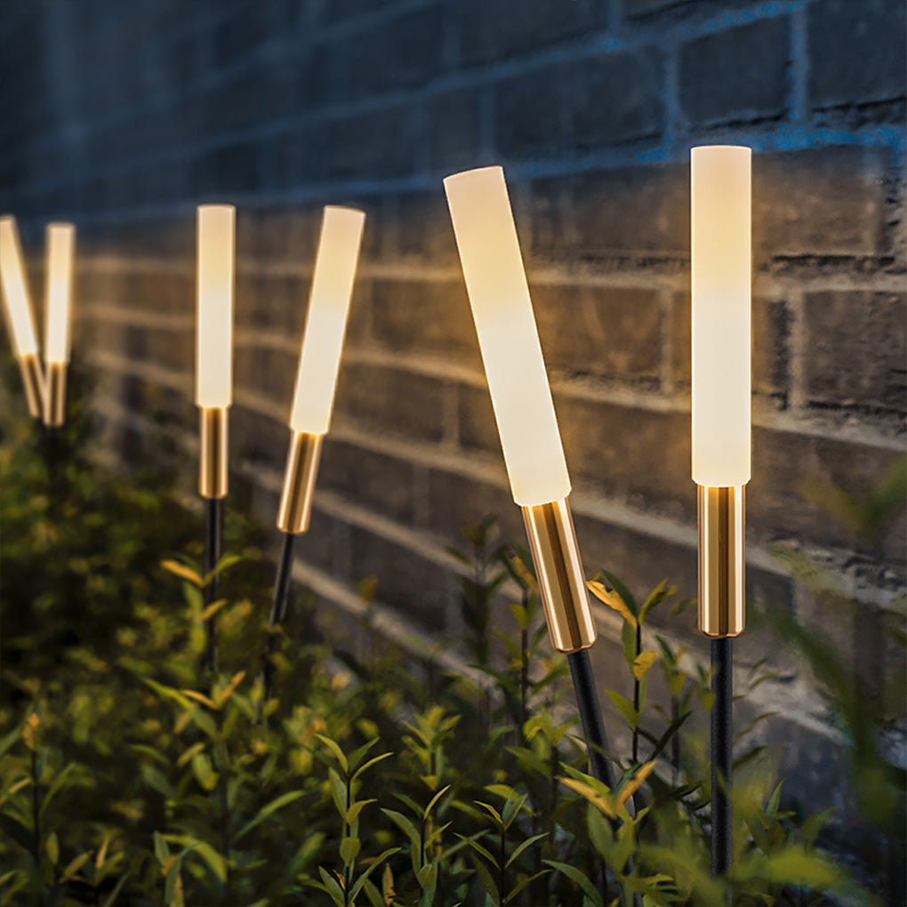Elegant Solar Garden Lights | Modern Stainless Steel Design 0